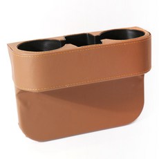 벤오토 차량용 틈새가죽 컵홀더, 1개, 브라운 자동차용품/인테리어 반품 최저가 8,000원
