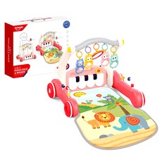 하늘썬별 2 in 1 휠 피아노 체육관 아기걸음마, 핑크, 1개 출산/유아동/완구/교구 반품 최저가 25,920원