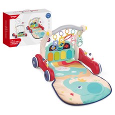 하늘썬별 2 in 1 휠 피아노 체육관 라이트뮤직 걸음마보조기, 빨강등, 1개 출산/유아동/완구/교구 반품 최저가 27,350원