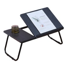 채옴 컵홀더 베드 트레이 5단 각도 높이 조절 테이블, 블랙 우드 주방용품/쟁반/베드트레이 반품 최저가 7,510원