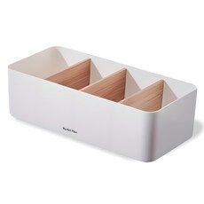 마켓플랜 칸막이 수납 정리함 4칸, 화이트, 1개 홈인테리어/수납/정리 반품 최저가 4,500원