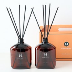 H 켈리 디퓨저 530ml x 2p + 리드스틱 10p 선물세트, 라벤더우드, 1세트 생활용품/탈취/방향/살충 반품 최저가 12,190원