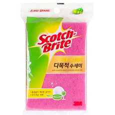 스카치브라이트 제로스크래치 다목적 수세미, 1개입, 1개 주방용품/주방잡화 반품 최저가 1,370원