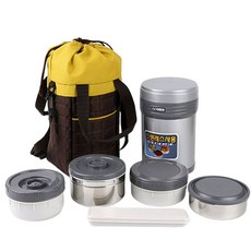 코스모스 점보도시락 1.6L 일체형 세트, 혼합색상, 1세트 주방용품/보온/보냉용품 반품 최저가 43,370원