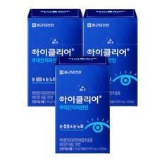 아이클리어 루테인지아잔틴, 30정, 3개 식품/사과식초/땅콩버터 외 반품 최저가 22,530원