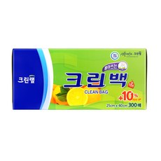 크린랲 크린백 25 x 40 cm, 300개입, 1개 생활용품/비닐/포장용품 반품 최저가 6,110원