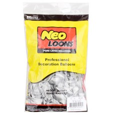 네오룬즈 13cm 라운드풍선, 펄 실버, 100개입 출산/유아동/출산준비물/선물 반품 최저가 6,130원