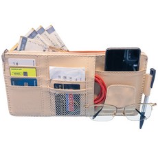 올리보 다기능 썬바이저 포켓 지퍼타입 2세대 벨크로, 1개, 베이지 자동차용품/인테리어 반품 최저가 6,020원