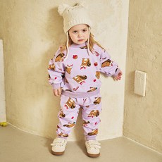 몰리멜리 아동용 루돌프 다람이 기모 상하의 세트 출산/유아동/유아동패션 반품 최저가 11,640원