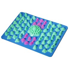 로커스 발 지압판 매트, 파란색 혼합, 1개 생활용품/건강/의료용품 반품 최저가 8,580원