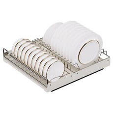 존글로벌 하부장 식기건조대 레일 슬라이딩 인출식 서랍형 정리대 혼합용 43 x 40 x 7.5 cm, 아이보리, 1개 주방용품/주방수납/정리 반품 최저가 18,160원