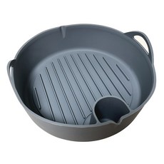 촉촉 에어프라이어&전자레인지 실리콘 용기, 그레이, 1개 주방용품/밀폐저장/도시락 반품 최저가 15,800원