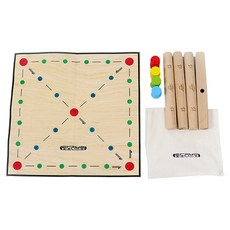 토도리브로 차차차 원목 윷놀이, 나무색, 1세트 완구_취미/보드게임 반품 최저가 6,660원