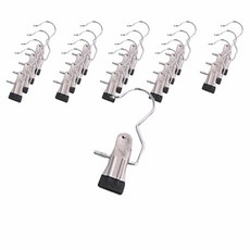 마켓플랜 1구 다용도 스텐 집게걸이 걸이형, 블랙, 20개 생활용품/생활잡화 반품 최저가 9,900원