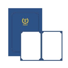 우진 상 끼움식 종이상장케이스 350g 22.8 x 31.5 cm, 청색, 10개 문구/오피스/사무용품 전문관 반품 최저가 6,650원