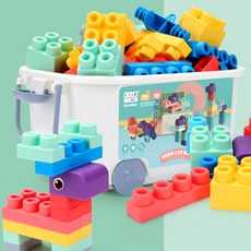 아이끌레 소프트 블록 80p, 혼합색상, 1세트 완구/취미/블록놀이 반품 최저가 23,900원