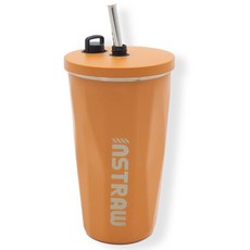 UH홈데코 스텐 리유저블 빨대 텀블러, 스윗오렌지, 1개 주방용품/보온/보냉텀블러 반품 최저가 12,500원