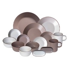 니코트 소일 2인 홈세트 15p, 웜그레이+모카베이지, 웜그레이+모카베이지, 1세트 주방용품/그릇/홈세트 반품 최저가 55,530원