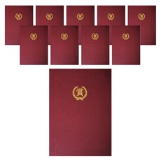 다니엘문구 매직패브릭 머메이드 종이 미니상장케이스 A5 세로형 고급이중적찹끼움식, 10개, 적색 상 문구/오피스/사무용품 전문관 반품 최저가 6,370원