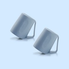 더자카 파스텔 사선 양치컵, 블루, 2개 홈인테리어/욕실용품 반품 최저가 4,030원