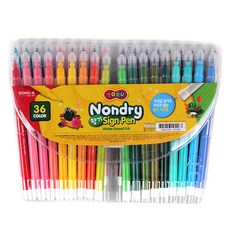 토루 논드라이 향기 사인펜, 혼합색상, 36개 완구_취미/STEAM완구 반품 최저가 6,720원