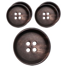 동대문단추왕 리얼소뿔 단추 JWS-02 18mm, 5개, 다크브라운 홈인테리어/수예/수선 반품 최저가 3,340원