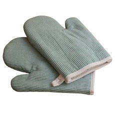 스트라이프 주방 오븐 장갑 2p 세트, 그린, 1세트 주방용품/주방잡화 반품 최저가 6,720원