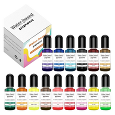 코히모 점토 석고방향제 DIY 수용성 색소 세트 4W013, 10ml, 15색 문구/오피스/미술/화방용품 반품 최저가 18,480원