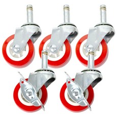 월드크린 버킷 돌리 교체용 바퀴 레드, 1세트 자동차용품/세차/카케어 반품 최저가 8,980원