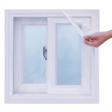 쾌청 외풍차단 창문 방풍비닐 흰색벨크로 일체형 1.8m x 1.8m x T 0.5mm, 1개 생활용품/생활잡화 반품 최저가 13,710원