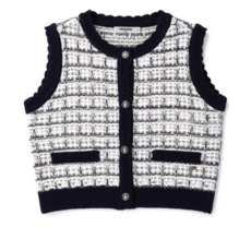 레노마키즈 여아용 트위드 니트 VEST R2411K406 출산/유아동/유아동패션 반품 최저가 29,130원