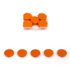 칼라원형 냉장고자석 S, 주황, 10개 문구/오피스/학용품/수업준비 반품 최저가 5,380원