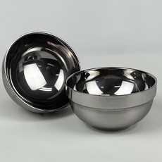 스테인레스 국그릇 12cm, 실버, 2개 주방용품/그릇/홈세트 반품 최저가 3,690원