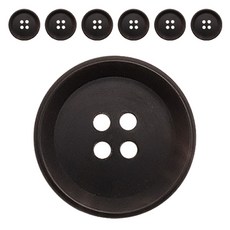 동대문단추왕 고급 리얼소뿔 단추 20mm JWS 07, 블랙, 7개 홈인테리어/수예/수선 반품 최저가 4,900원