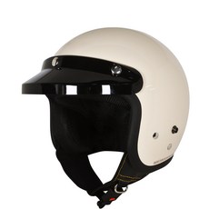 칼글로스 클래식 오픈 페이스 헬멧, 빈티지 화이트 자동차용품/오토바이용품 반품 최저가 25,480원