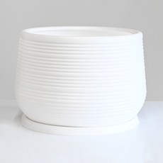 도시정원 모던 인테리어 단지 스트라이프 화분 2317, 화이트, 1개 홈인테리어/원예/가드닝 반품 최저가 8,980원