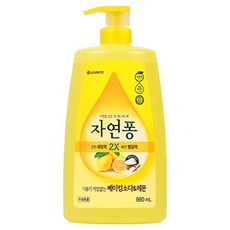 자연퐁 기름기 걱정없는 베이킹소다 & 레몬 주방세제 본품, 980ml, 1개 생활용품/청소/주방세제 반품 최저가 6,950원