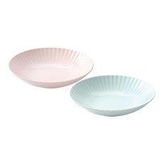 ZEN 컬러글레이즈 플리츠 샐러드볼 22cm 2종 세트, 베리핑크, 민트, 1세트 주방용품/1인가구 주방용품 반품 최저가 21,130원