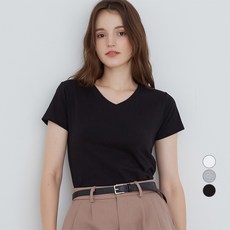 ELLE PARIS 여성용 통기성 여성용 스트레치 브이넥 반팔 티셔츠 패션의류/잡화/여성패션 반품 최저가 5,900원