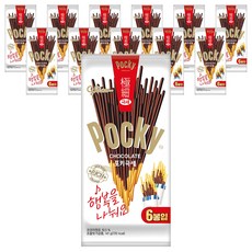 포키 극세 초코스틱 6p, 141g, 12개 식품/과자/초콜릿/시리얼 반품 최저가 35,780원