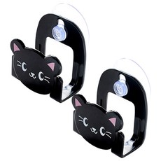 귀요미 흡착 간편걸이, 블랙, 2개 홈인테리어/싱글하우스 반품 최저가 2,470원