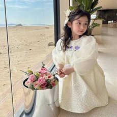아르베 여아용 포그 퍼프 원피스 출산/유아동/유아동패션 반품 최저가 14,040원