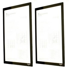 유리용 알리미 케이스 검정, 2개 문구/오피스/보드/칠판/광고 반품 최저가 11,370원