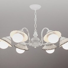 주방 카페용 팬던트 6등 BK040-B, 화이트, 1개 홈인테리어/조명/스탠드 반품 최저가 42,360원