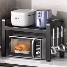 이지공감 모던심플 확장형 다용도 전자레인지 선반, 그레이, 2단 홈인테리어/주방가구 반품 최저가 17,100원