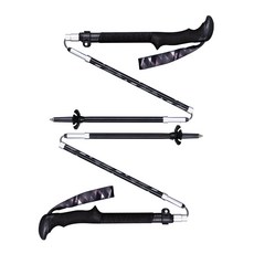 하이크젠 리뉴얼 5단 초경량 등산스틱 케이스 2개, 블랙, 1세트 스포츠_레저/등산/아웃도어 반품 최저가 32,320원