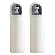 더자카 캡슐토끼 휴대용 칫솔케이스, 화이트, 2개 undefined/undefined 반품 최저가 5,650원