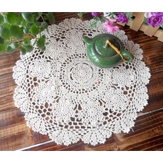 빌리네집 샬롯 플라워 도일리 크로쉐, 40cm, 1개 주방용품/주방잡화 반품 최저가 11,320원