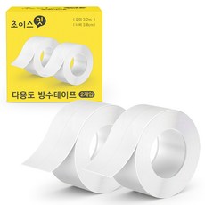 초이스잇 다용도 방수테이프 화이트 2개입, 1개 생활용품/공구/철물/DIY 반품 최저가 3,000원