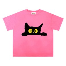 나노핏 아동용 통기성 뭉게뭉게고양이 반팔 티셔츠 출산/유아동/유아동패션 반품 최저가 9,750원